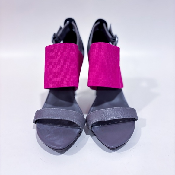 UNITED NUDE Grey & Pink Heeled Sandals - Picture 4 of 8